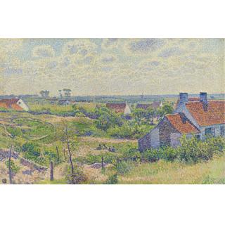 Théo van Rysselberghe - Paysage Avec Maisons