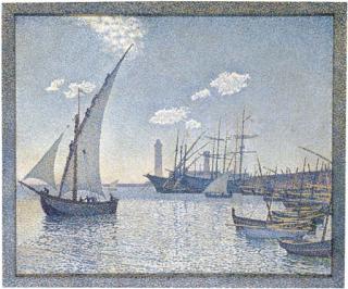Théo van Rysselberghe - Port de Cette, Les Tartanes