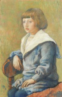 Théo Van Rysselberghe - Portrait D\'Enfant