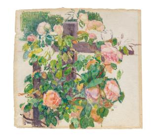Théo Van Rysselberghe - Roses grimpantes