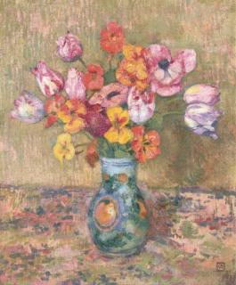 Theo van Rysselberghe - Tulipes Et Capuicines