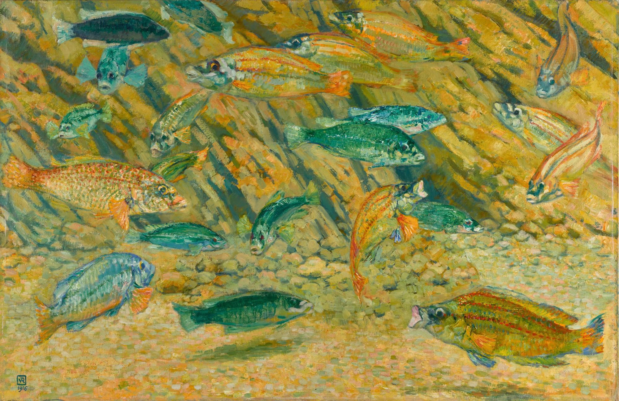 Théo van Rysselberghe - Vitrine d’aquarium (labres)