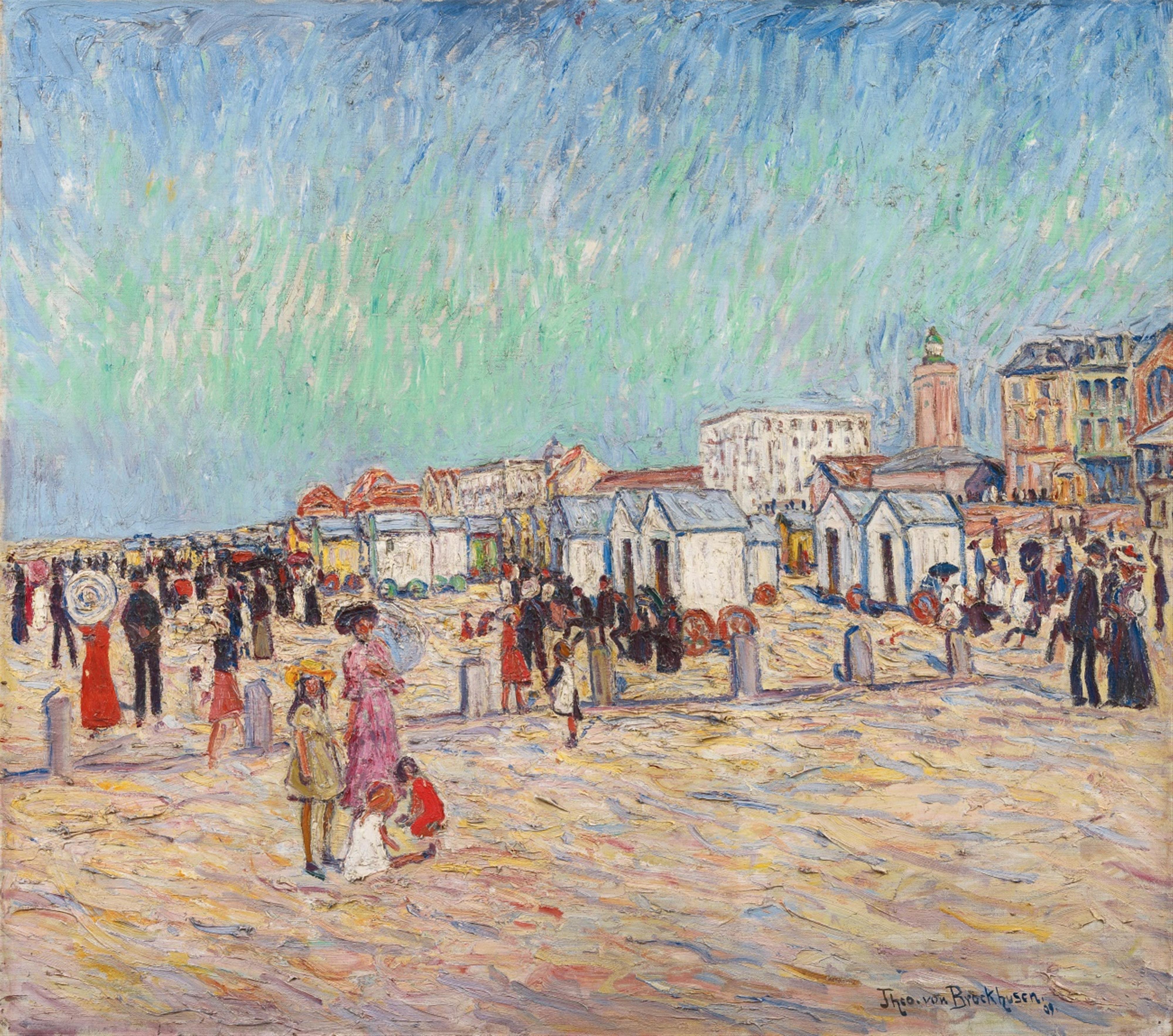 Theo von Brockhusen - Strand in Knocke IX