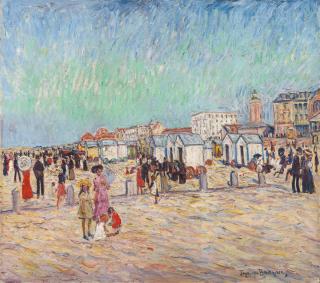 Theo von Brockhusen - Strand in Knocke IX