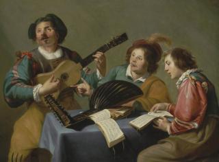 Theodoor Rombouts - A musical concert