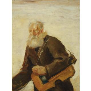 Theodor Axentowicz - Lirnik (Old Musician)