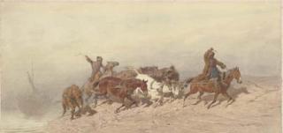 Theodor Horschelt - Barge-haulers