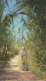 Théodor Ohlsen - A woman in a South American sugar plantation