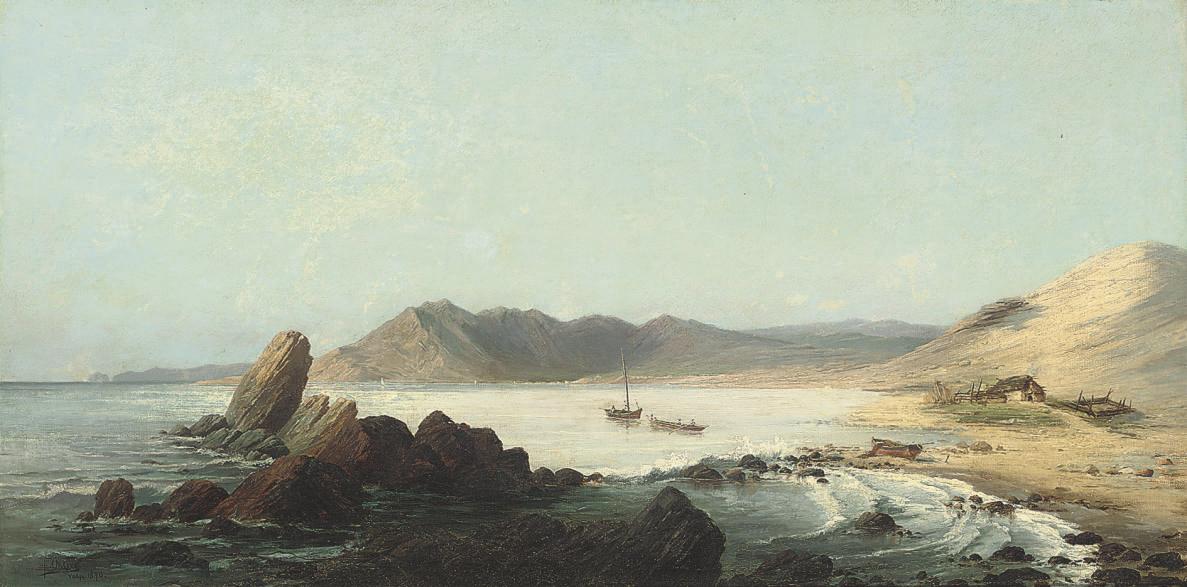Theodor Ohlsen - Coming ashore near Valparaiso, Chile