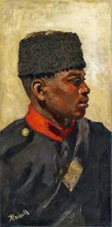 Theodor Rocholl - Drei Soldatenporträts aus dem griechisch-türkischen Krieg