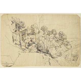 Théodore Caruelle d\'Aligny - L\'Hermitage De L\'Avocatella Près De Corpo Di Cava