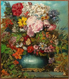 Théodore Chassériau - Bouquet de fleurs