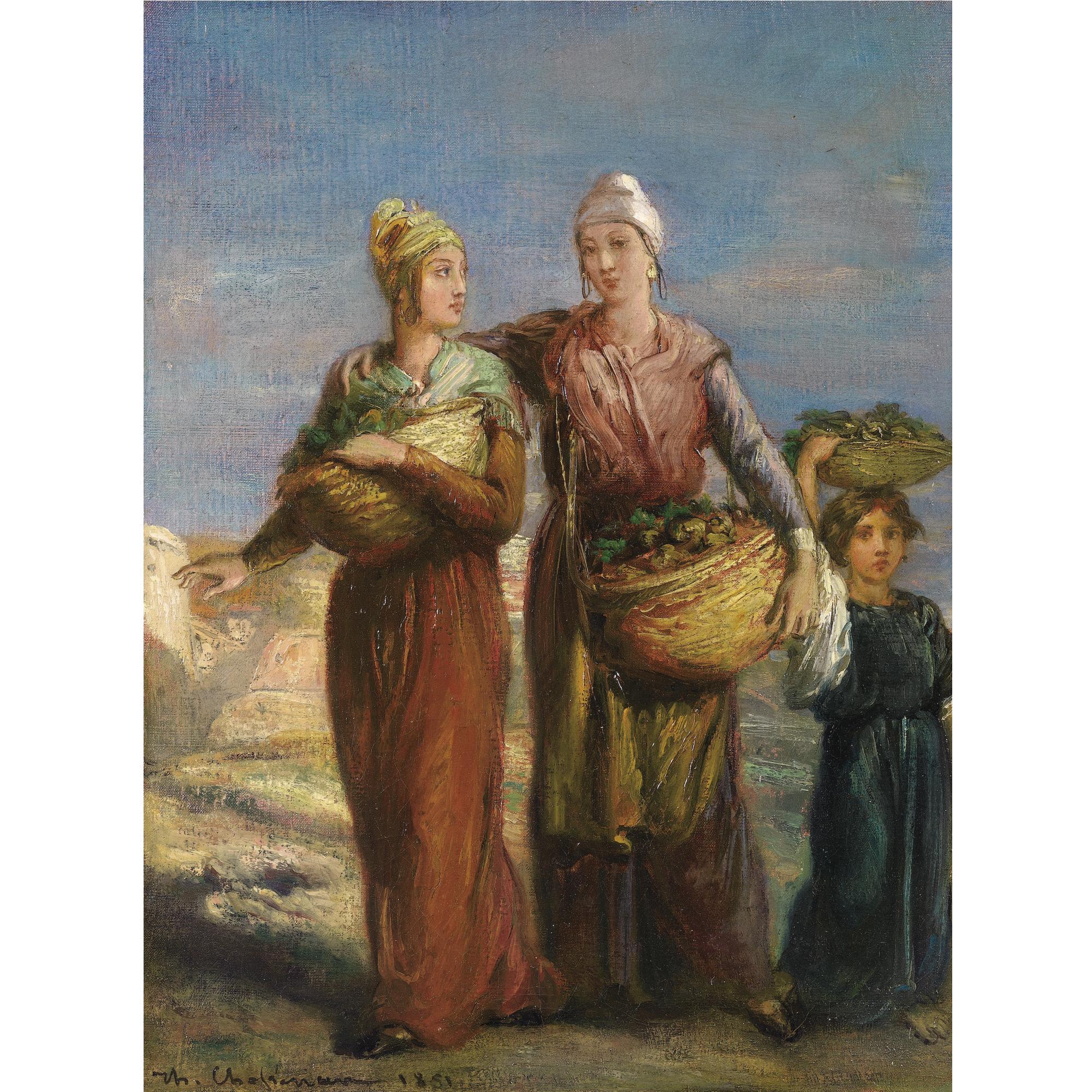 Théodore Chassériau - French Les Deux Femmes Juives