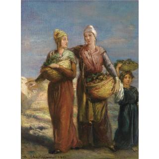 Théodore Chassériau - French Les Deux Femmes Juives