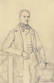 Théodore Chassériau - Portrait Of Baron Claude-François Méneval