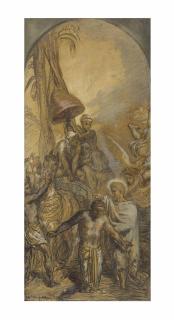 Théodore Chassériau - Saint Philip Baptizing the Eunuch of the Queen of Ethiopia