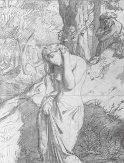 Théodore Chassériau - Susanna at the Bath