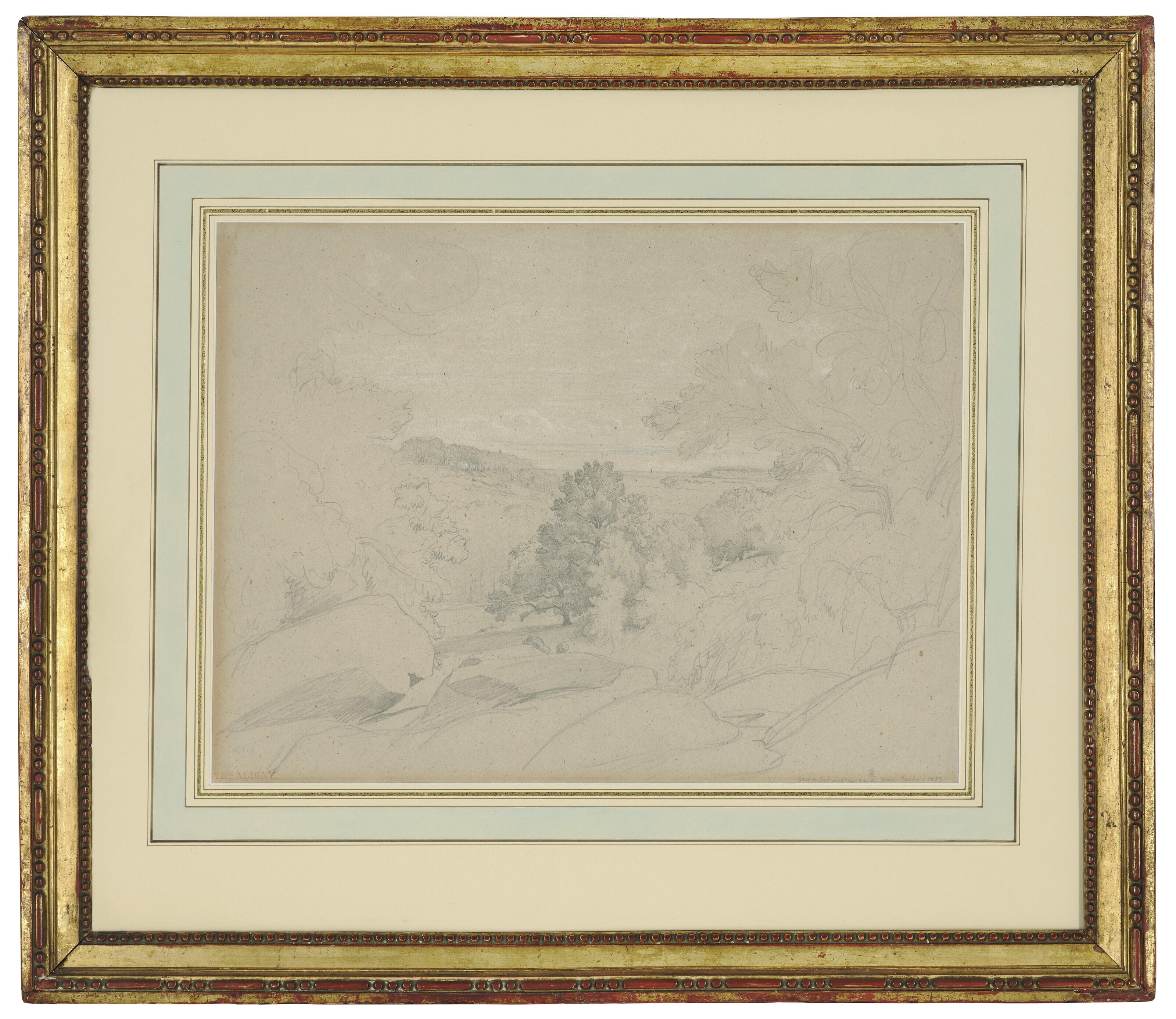 Théodore-Claude-Félix-Caruelle D’Aligny - A view of the Fontainebleau forest from the rock of Boulin