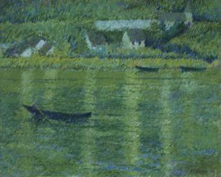 Theodore Earl Butler - The Seine at Port-Villez