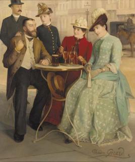 Theodore Gerard - Cafe Conversation