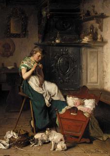 Théodore Gérard - The attentive nanny