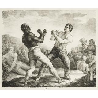 Théodore Géricault - Boxeurs (Delteil 10; Rouen 9)