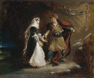 Théodore Géricault - Frenchla Fiancée D\'Abydos