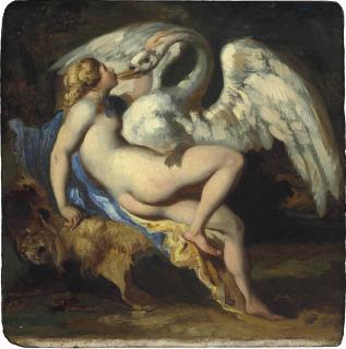 Théodore Géricault - Léda Et Le Cygne (\'Leda And The Swan\')
