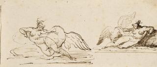 Théodore Gericault - Léda et le cygne