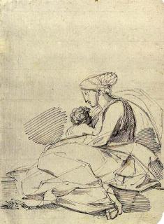 Théodore Géricault - Mère et enfant