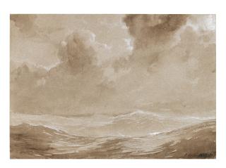 Théodore Gudin - A seascape