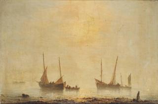 Théodore Gudin - Early Morning Near The Coast