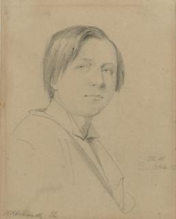 Theodore Hildebrandt - Portrait of a young man