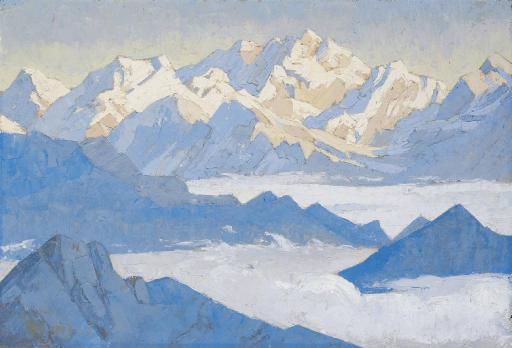 Theodore Howard Somervell - Kangchenjanga above the clouds
