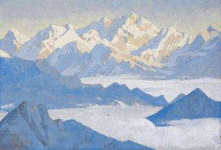 Theodore Howard Somervell - Kangchenjanga above the clouds