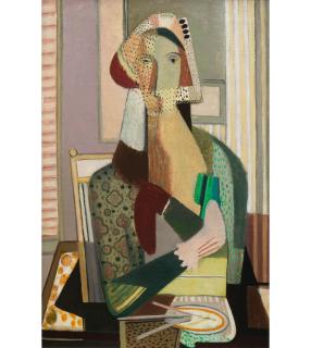 Theodore J. Roszak - Girl with Wine Glass