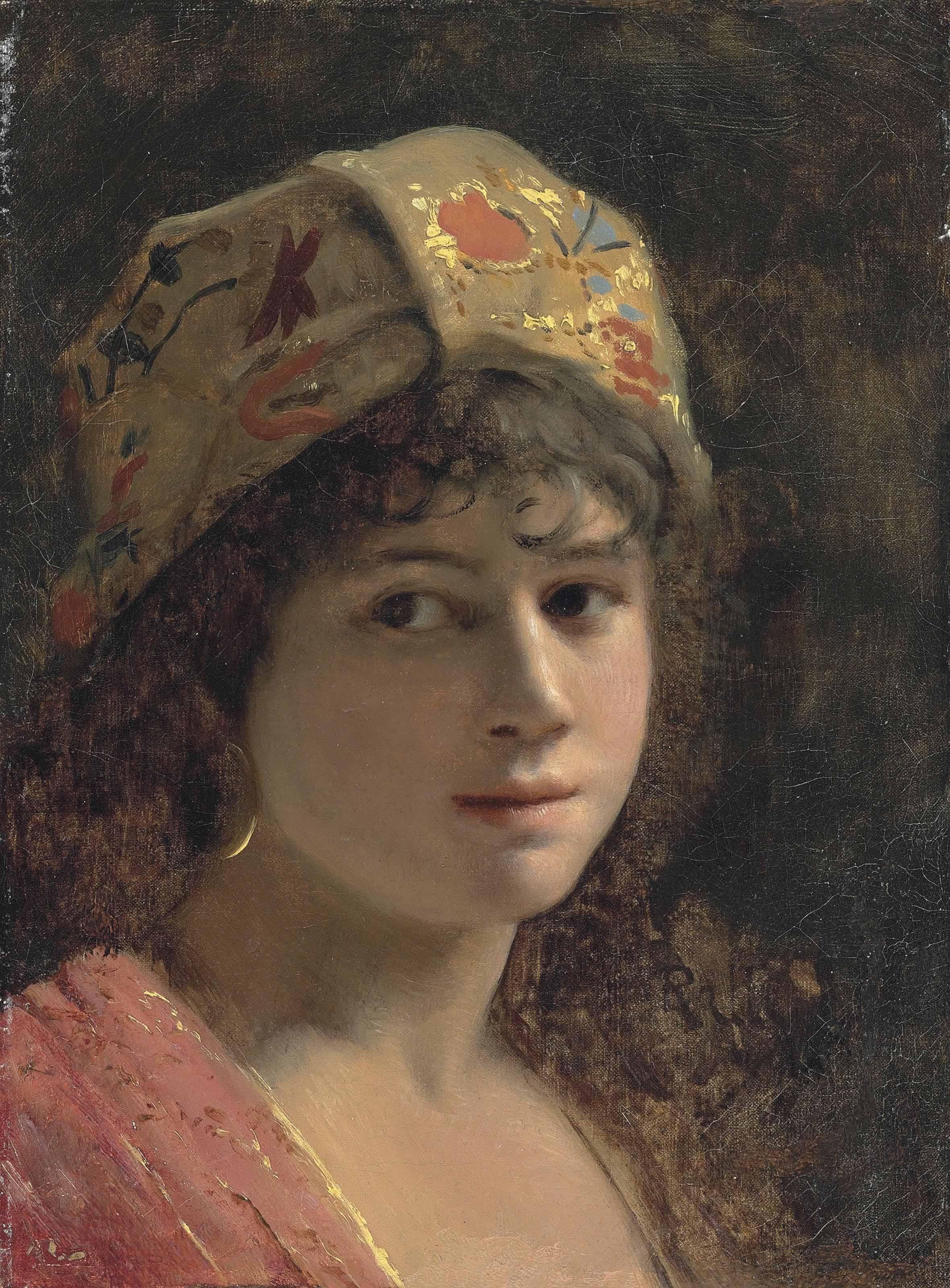 Theodore Jacques Ralli - A Greek Beauty