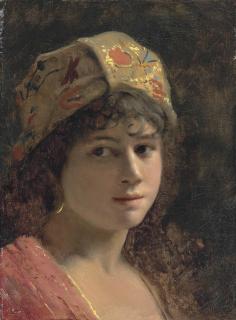 Theodore Jacques Ralli - A Greek Beauty