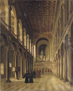 Theodore Jacques Ralli - Interior of an Orthodox church