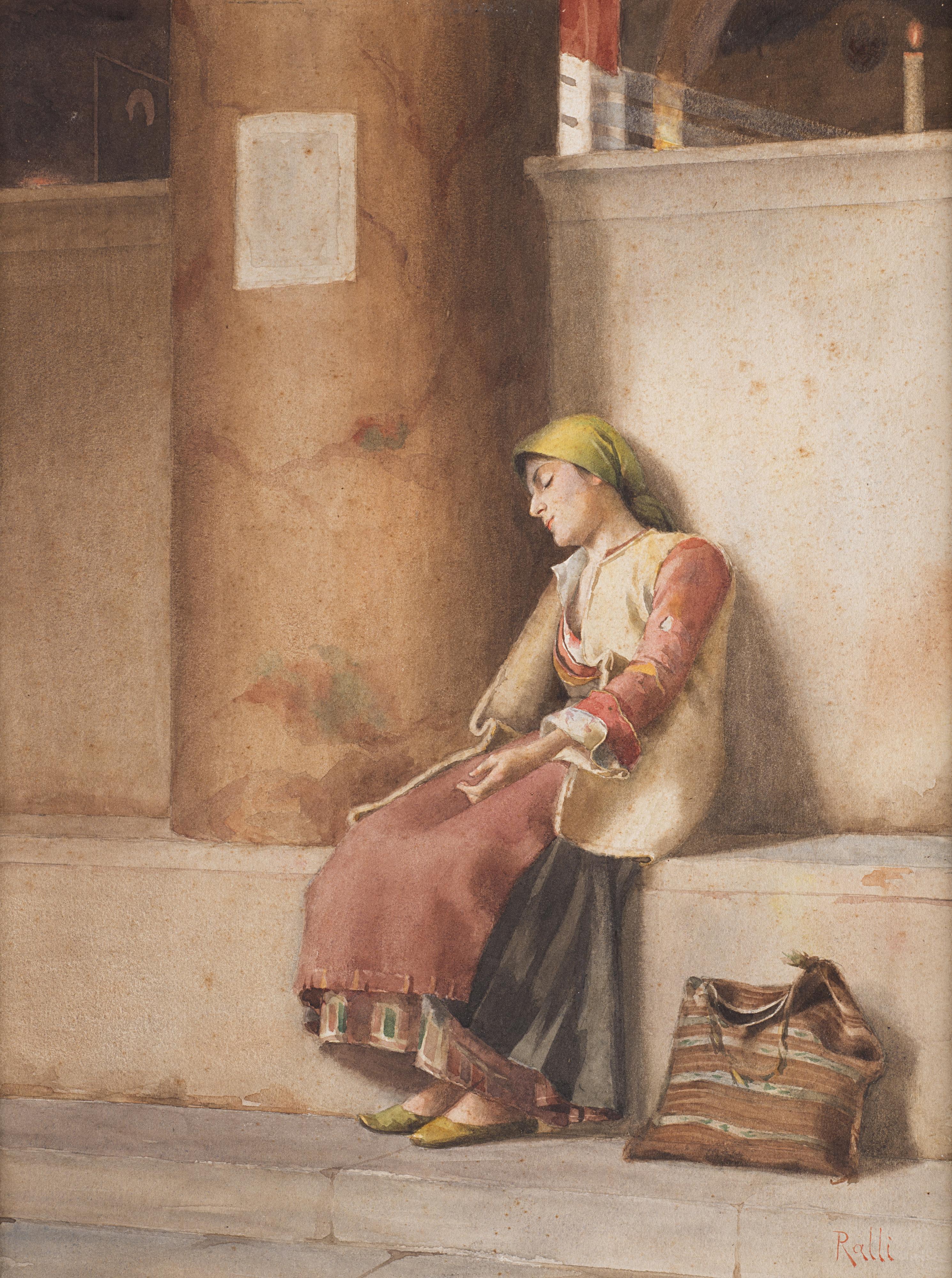 Theodore Jacques Ralli - Un attimo di raccoglimento