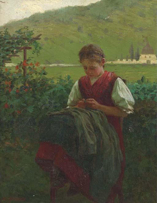 Theodore Kleehaas - Mending the coat