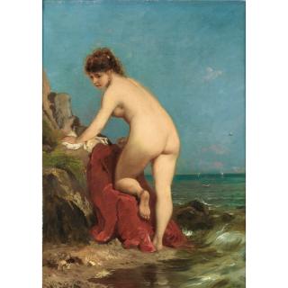 Théodore Levigne - La Baigneuse