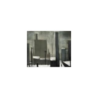 Theodore Major - A Snowy Factory Scene