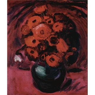 Theodore Major - Red Flowers