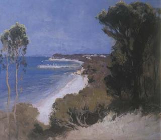 Theodore Penleigh Boyd - Portsea Pier from Weroona Bay