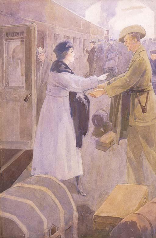 Theodore Penleigh Boyd - The Farewell; Going Home; Troop Ship