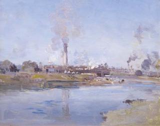 Theodore Penleigh Boyd - View of Richmond from South Yarra