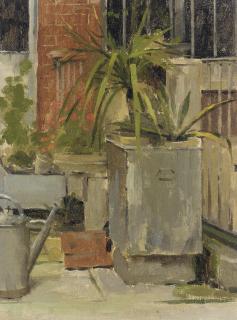 Theodore Robinson - A Garden Still Life