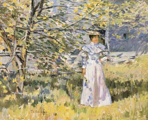 Theodore Robinson - A Normandy Garden, October