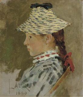 Theodore Robinson - Portrait of Laurie